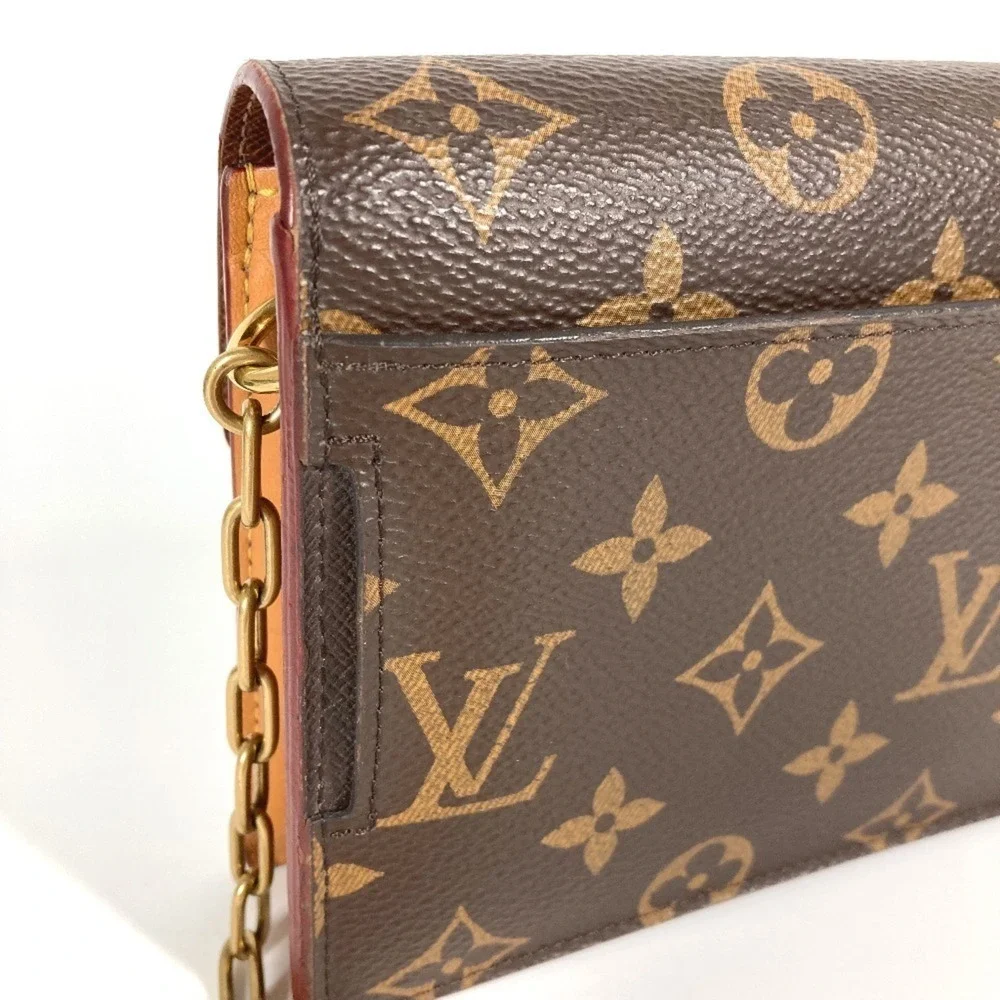 LOUIS VUITTON Brown Monogram Canvas Shoulder Bag